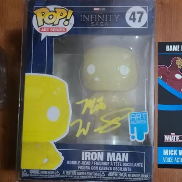 SIGNED - Infinity Saga - Art Series - Iron Man Funko Pop - Autograph - Picture 2 of 3